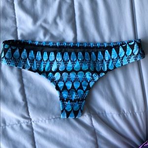 Jolyn thong print bikini bottom